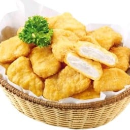 นักเก็ตไก่ 6ชิ้น ฟรีผงเขย่า