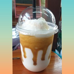 นมสดคาราเมลปั่น