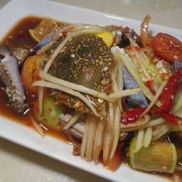 ตำปูม้าสด