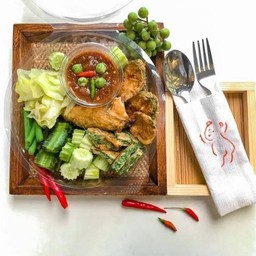 ชุดน้ำพริกกะปิ ปลาทูทอด