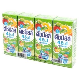 นมเปรี้ยว+ปีโป้ (ปั่นรวมกัน)