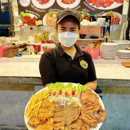 Set13 ปลาทอด+ไก่+พอร์คชอฟ+สันคอหมู+ริปอาย+ทีโบน