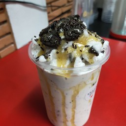 นมสด คาราเมลปั่นโอริโอ้