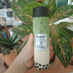 มัทฉะนมสด.กระบอก