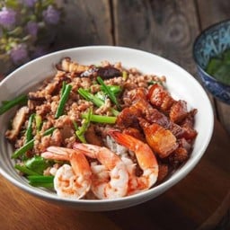 ข้าวต้มแห้งกุ้ง