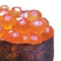 ข้าวปั้น ไข่แซลมอน