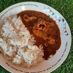 ข้าวแกงกะหรี่ เนื้อสไลด์