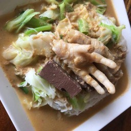 ขนมจีนน้ำยาป่าเส้นสดบีบสดใหม่