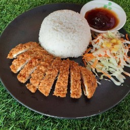 ข้าวหน้าไก่สาหร่ายทอดคัตสึ