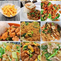 ครัวกระแชง สเต็ก-อาหารตามสั่ง อาหารจานเดียว