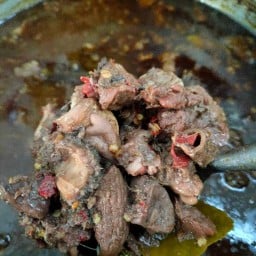 แกงอ่อม+กับแก้ม+กะเพรา คุณยาย