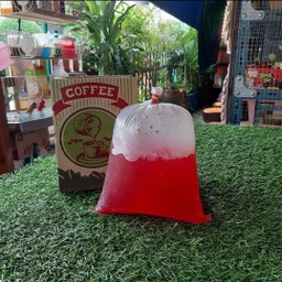 น้ำแดง น้ำหวาน ถุงกระดาษ