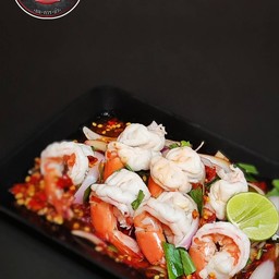 ยำ กุ้งสุก