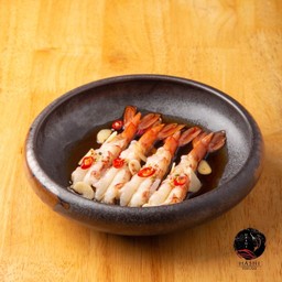 กุ้งหวานใหญ่ดองซีอิ๊ว