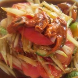 ตำแตง หอยดอง