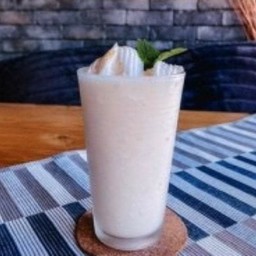 มะพร้าวนมสด ปั่น