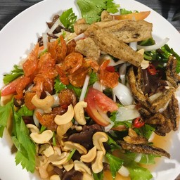 ยำวุ้นเส้นสามกรอบ