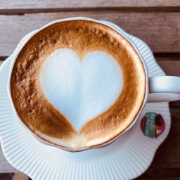 Hot Latte coffee