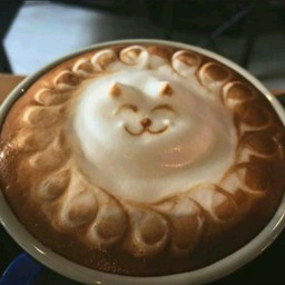 วนิลา คาปูชิโน่ ร้อน