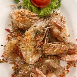 กุ้งพัดพริกเกลือ