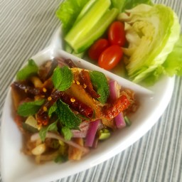 ลาบเป็ดเจ(มังสวิรัติ)