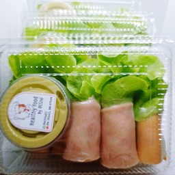 สลัดคลีน สลัดโรล (Healthy food) by Krusummer