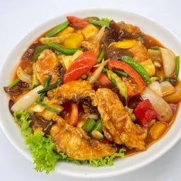 ผัดเปรี้ยวหวานทะเล