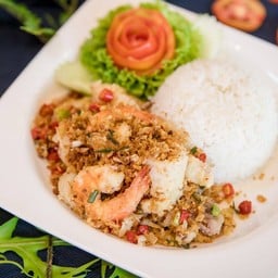 ข้าวทะเลคั่วพริกเกลือ