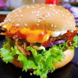 Amany Burger Halan โฮมเมด