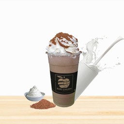 โอวัลตินภูเขาไฟปั่น+วิปปิ้งครีม (22oz)