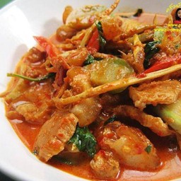 ผัดเผ็ดหมูป่า