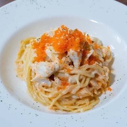 สปาเก็ตตี้ซอสปูไข่กุ้ง