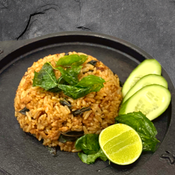 ข้าวกะเพราคลุก