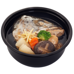 หัวปลาแซลมอนต้มซีอิ๊ว