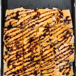 โรตีไข่ราดช็อค