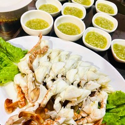 กรรเชียงปูม้าครึ่งโล (นึ่ง)