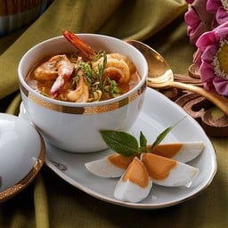 แกงสมรม-ไข่เค็ม