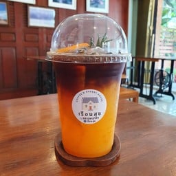 อเมริกาโน่-น้ำส้ม เย็น