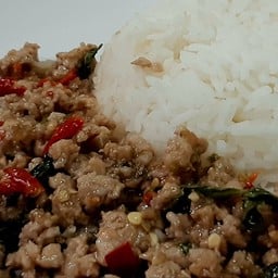 ข้าวกระเพราหมูสับ