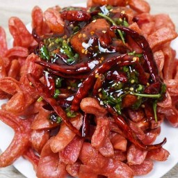 ลูกชิ้นปลาระเบิดโครตพริก