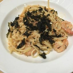 สปาเกตตี้ซอสครีมกุ้ง