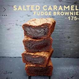Salted Caramel Fudge Brownie