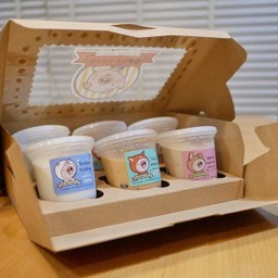 ชุดของฝาก พุดดิ้ง รวม 6 กระปุก (เลือกรสชาติได้) พร้อมถุงกรดาษ