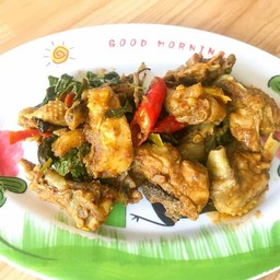 คั่วแห้งไก่