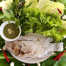 พญาปลาเผา กุ้งเผา