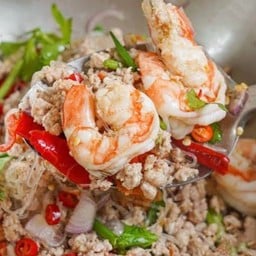 ยำวุ้นเส้นกุ้ง รสจัดจ้าน