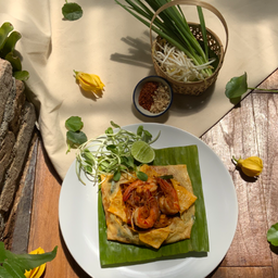 ผัดไทยกุ้งสด