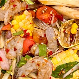 ตำกุ้งสด