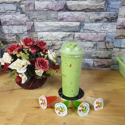 ชาเขียวนมปีโป้ปั่น