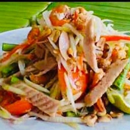 ตำหมูยอ(ตำไทย)